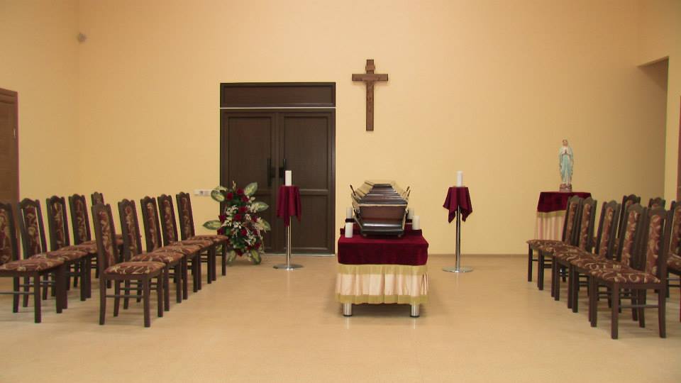 Apbedīšanas nams – krematorija. Atvadu zāle Rīgā