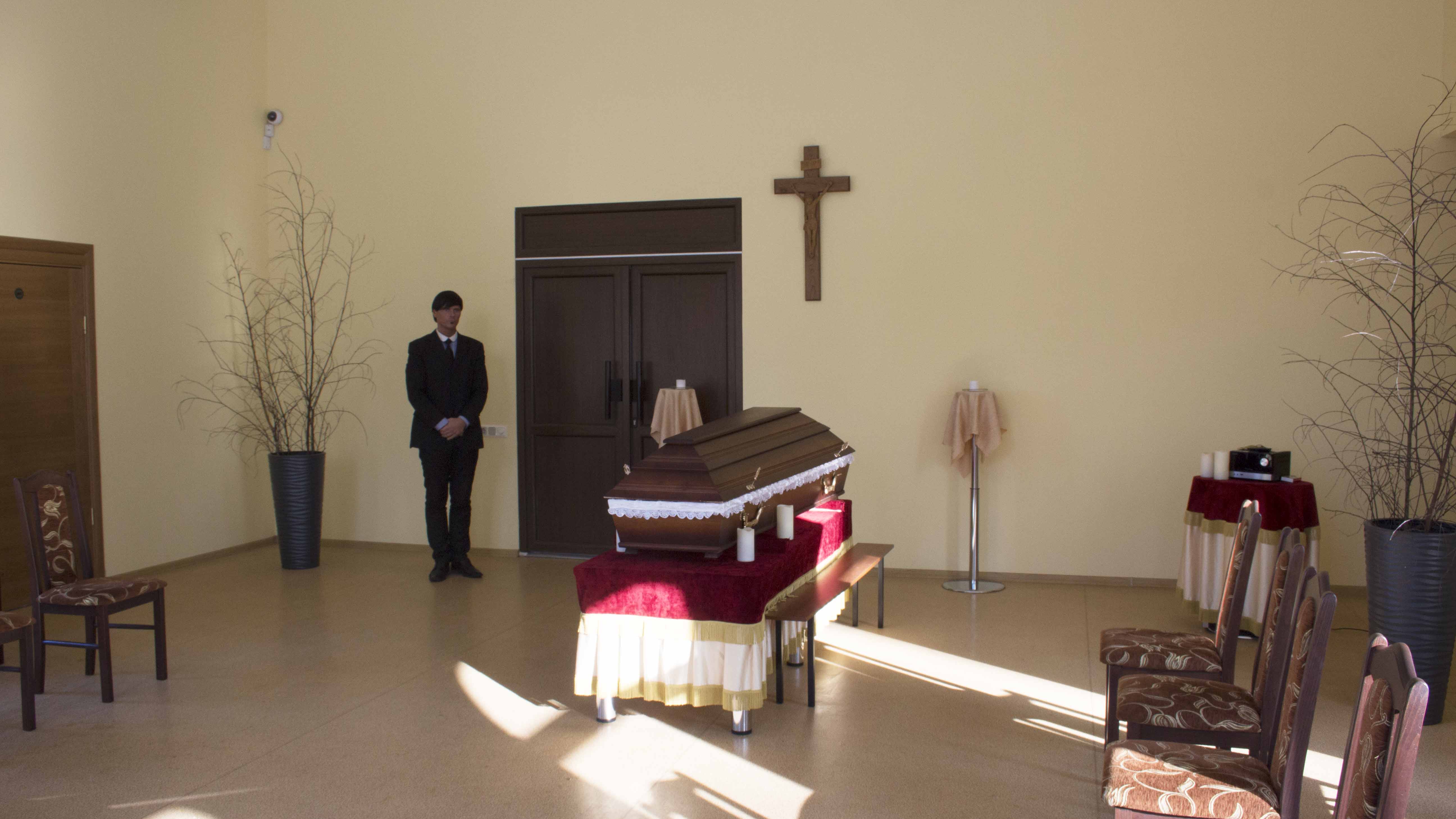 Apbedīšanas nams – krematorija. Atvadu zāle Rīgā